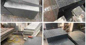 菏泽 芝麻黑地铺石材