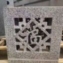 菏泽 芝麻白花岗岩镂空雕花灯笼
