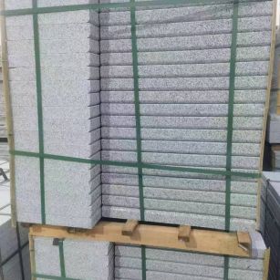 菏泽 5公分芝麻白，倒斜角，室外楼梯踏步