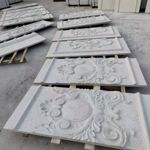 菏泽 芝麻白干挂雕花板