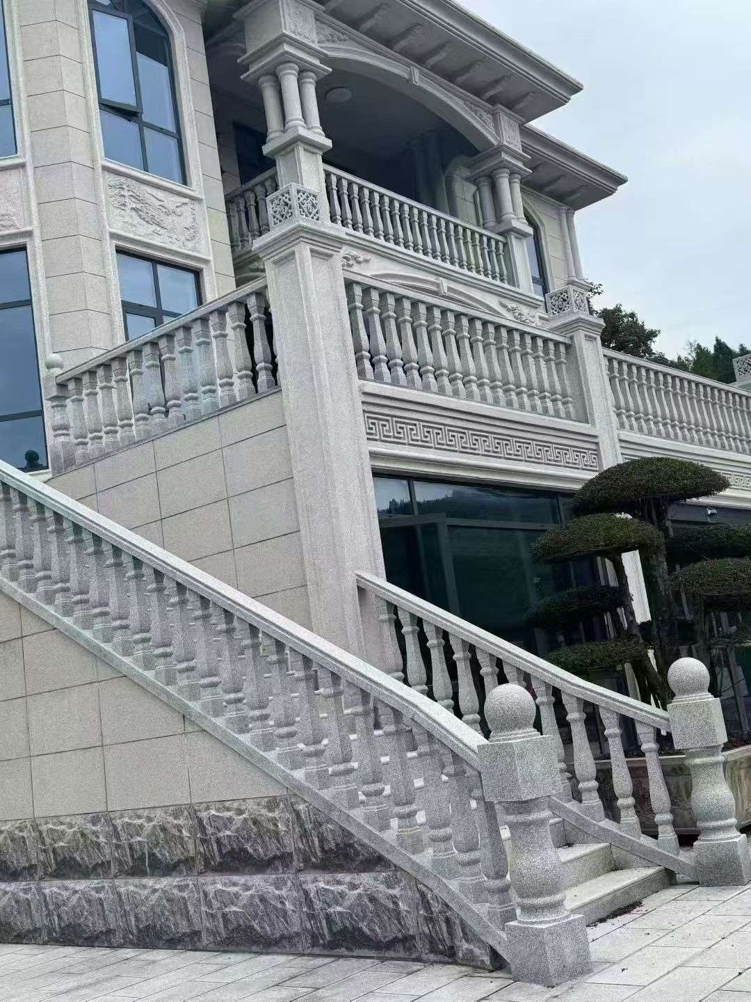 菏泽 芝麻白别墅，栏杆