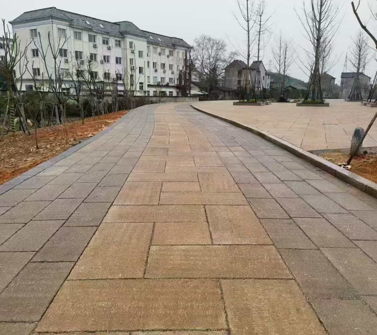 菏泽仿古石铺装效果