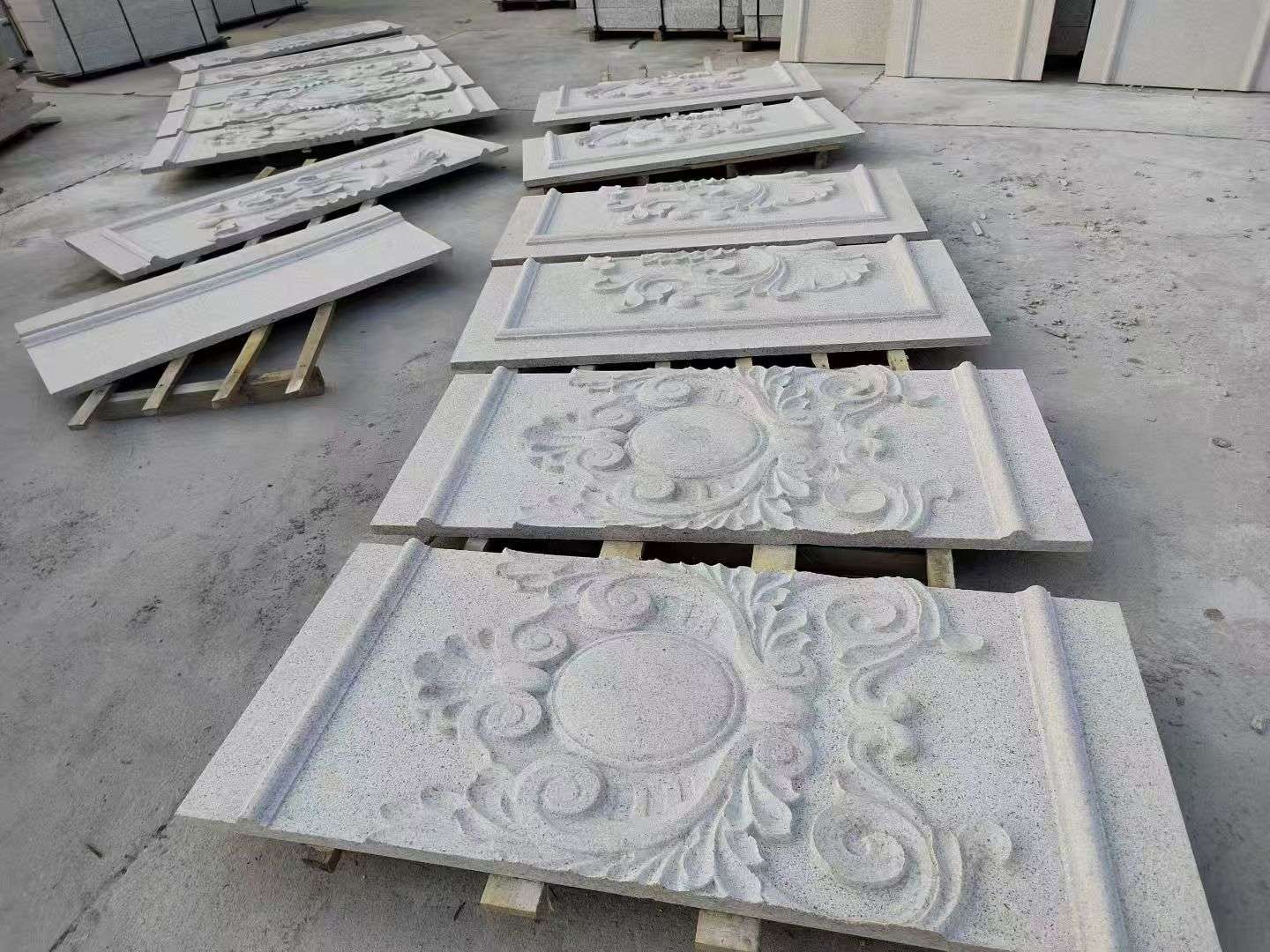 菏泽 芝麻白干挂雕花板