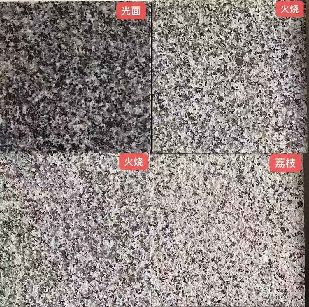 菏泽 芝麻黑光面，芝麻黑火烧面，芝麻黑荔枝面