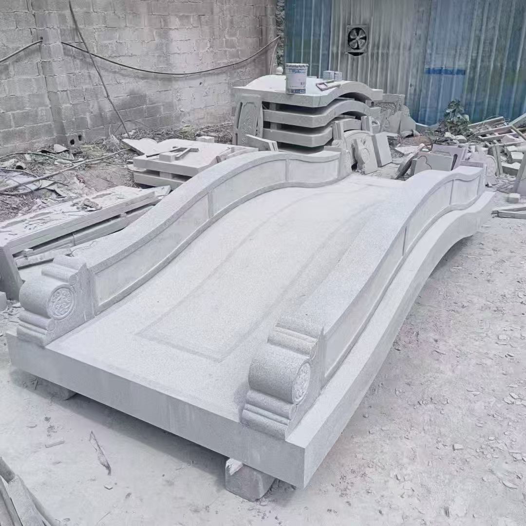 菏泽 芝麻灰花岗岩园林景观 小石桥